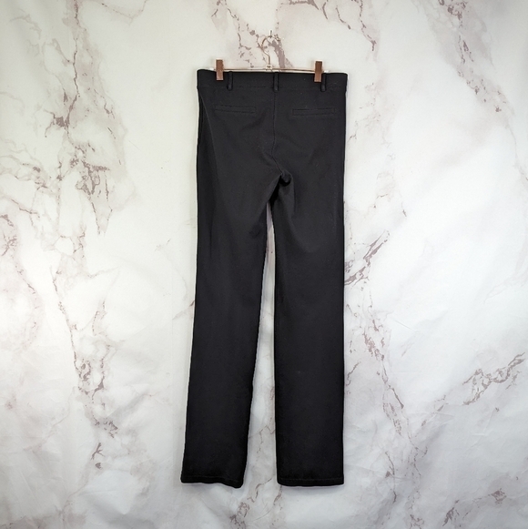Betabrand Pant Womens Medium Long Black Mid Rise Ponte Straight Leg Full Length - Picture 5 of 10